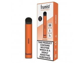 Elektronická cigareta Frumist Disposable - Orange (Pomeranč) - 0mg - Zero