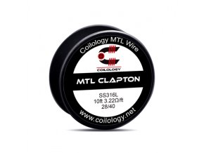 Odporový drát Coilology MTL Series - Clapton SS316L (3m)