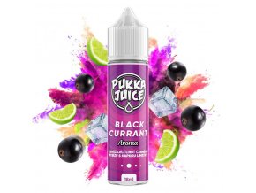 Pukka Juice - Shake & Vape - Blackcurrant (Černý rybíz s kapkou limetky) - 18ml, produktový obrázek.