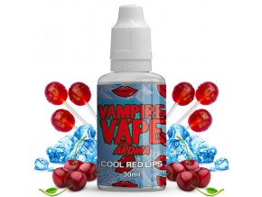 Vampire Vape - Příchuť - Cool Red Lips - 30ml, produktový obrázek.