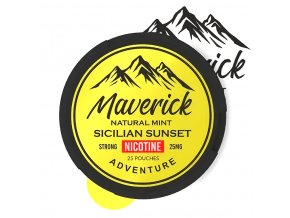 MAVERICK - nikotinové sáčky - Sicilian Sunset - 25mg /g, produktový obrázek.
