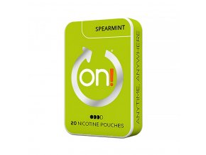 ON! - nikotinové sáčky - Spearmint - 16mg /g, produktový obrázek.