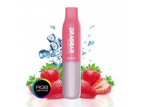 ZOVOO Dragbar 600 - 20mg - Strawberry ICE (Chladivá jahoda), produktový obrázek.