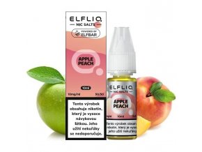 Elf Bar Elfliq - Salt e-liquid - Apple Peach - 10ml - 10mg, produktový obrázek.