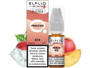 Liquid ELFLIQ Nic SALT Peach Ice 10ml - 20mg