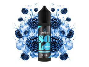 Příchuť Bombo Solo Juice S&V: Blue Razz Ice (Ledová modrá malina) 15ml