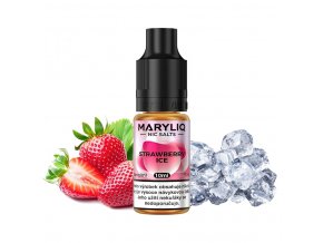 Maryliq - Salt e-liquid - Strawberry ICE - 10ml - 20mg, produktový obrázek.