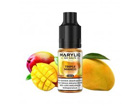 Maryliq - Salt e-liquid - Triple Mango - 10ml - 20mg, produktový obrázek.