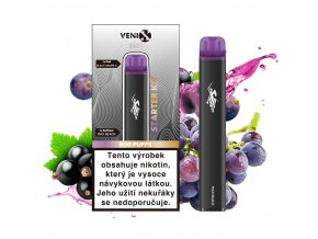 Venix MAX Black Starter Kit - Black Grape X - 20mg, produktový obrázek.