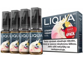 liqua cz mix 4pack strawberry yogurt