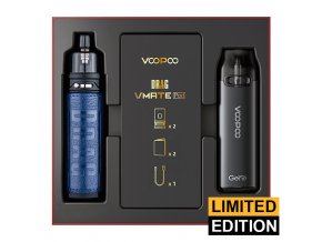 VOOPOO Drag S + VMATE Pod - Limitovaná edice (Galaxy Blue & Space Gray)