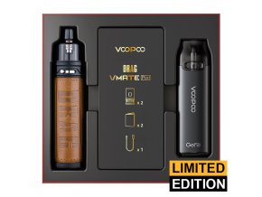 VOOPOO Drag X + VMATE Pod - Limitovaná edice (Retro & Space Gray)