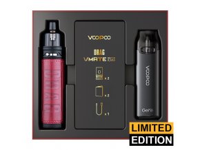 VOOPOO Drag X + VMATE Pod - Limitovaná edice (Marsala & Space Gray)