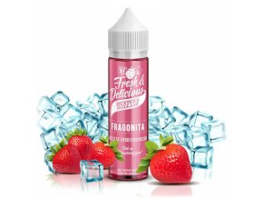 Dexters Juice Lab Fresh & Delicious - Shake & Vape - Fragonita (Ledové jahodové smoothie) - 20ml