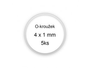 Sada O-kroužků / těsnění 4x1 mm (5ks)