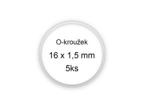 Sada O-kroužků / těsnění 16x1,5 mm (5ks)