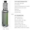 VOOPOO ARGUS XT 100W Grip 6,5ml Full Kit Silver Grey