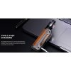 Lost Vape Thelema Solo - Elektronický Grip - 100W - Sierra Blue Carbon Fiber, 9 produktový obrázek.