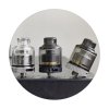 GAS MODS Kree 24 RTA clearomizér Silver 3,5ml