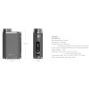 iSmoka-Eleaf iStick Pico TC 75W full Grip Brushed Silver