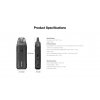 Technické specifikace Aspire Tekno - Pod Kit - 1800mah