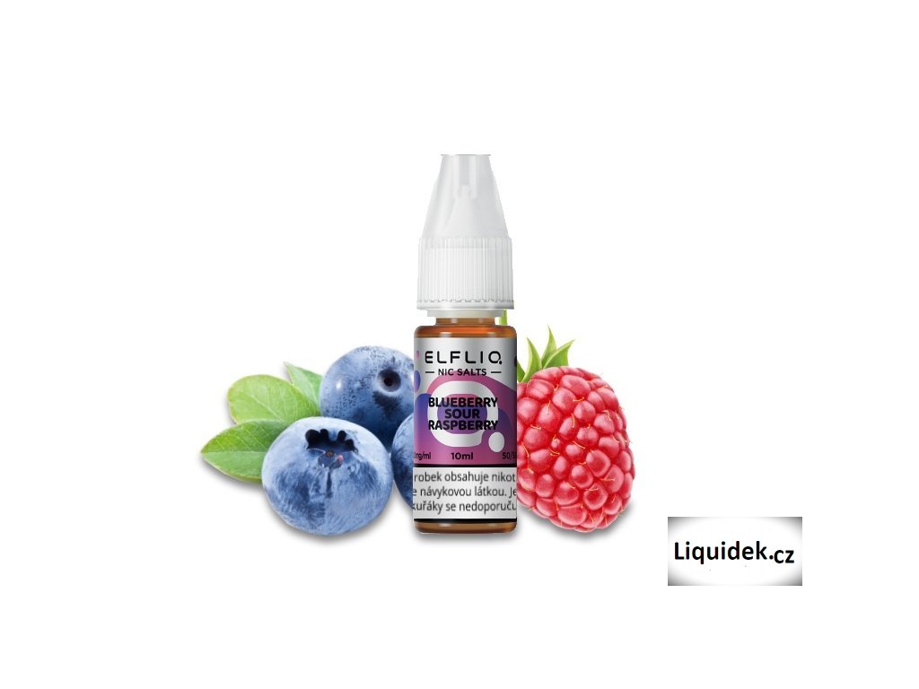 elfliq blueberry sour raspberry fruit