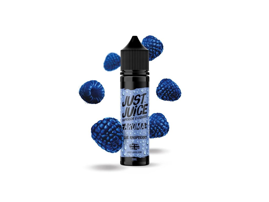 Fotografie Just Juice - Shake and Vape - Blue Raspberry (modrá malina) 20ml