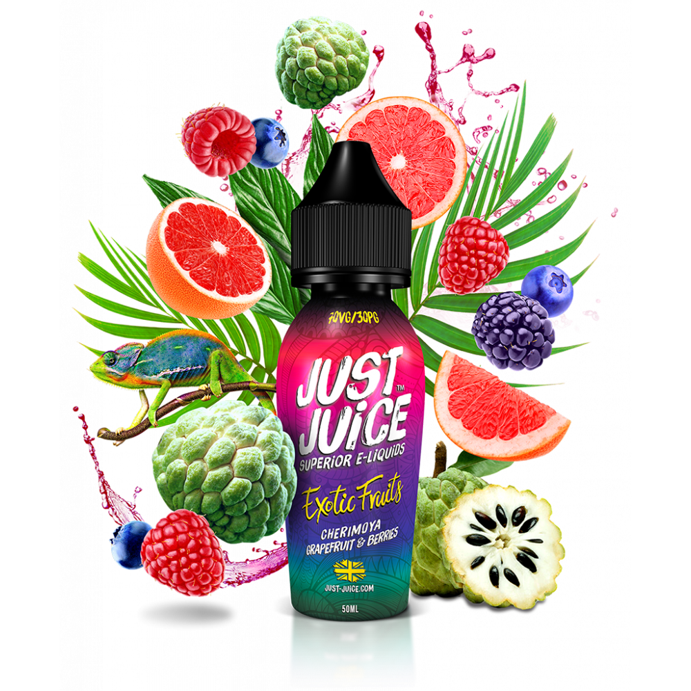 Fotografie Just Juice - Shake and Vape - Cherimoya Grapefruit and Berries 20ml