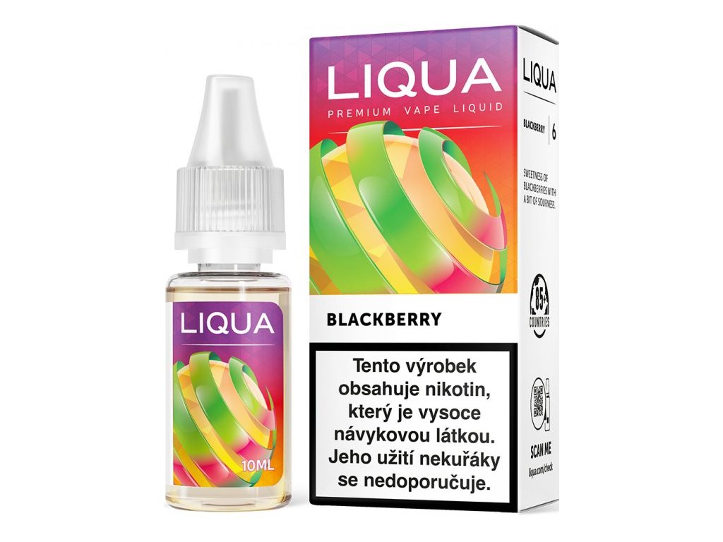 Liqua Elements Blackberry 10ml, 12mg síla liquidu: 6mg