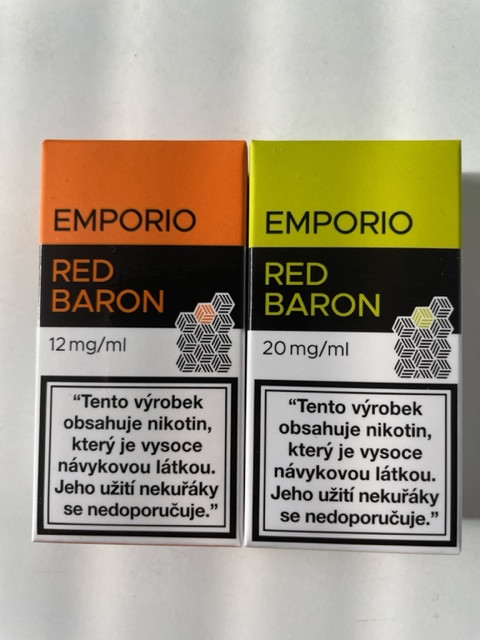 Imperia Emporio Nic Salt Red Baron 10ml síla liquidu: 12mg