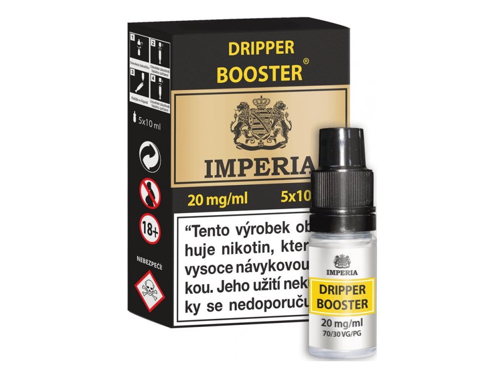 Fotografie Báze Dripper Booster Imperia 5x10ml 20mg