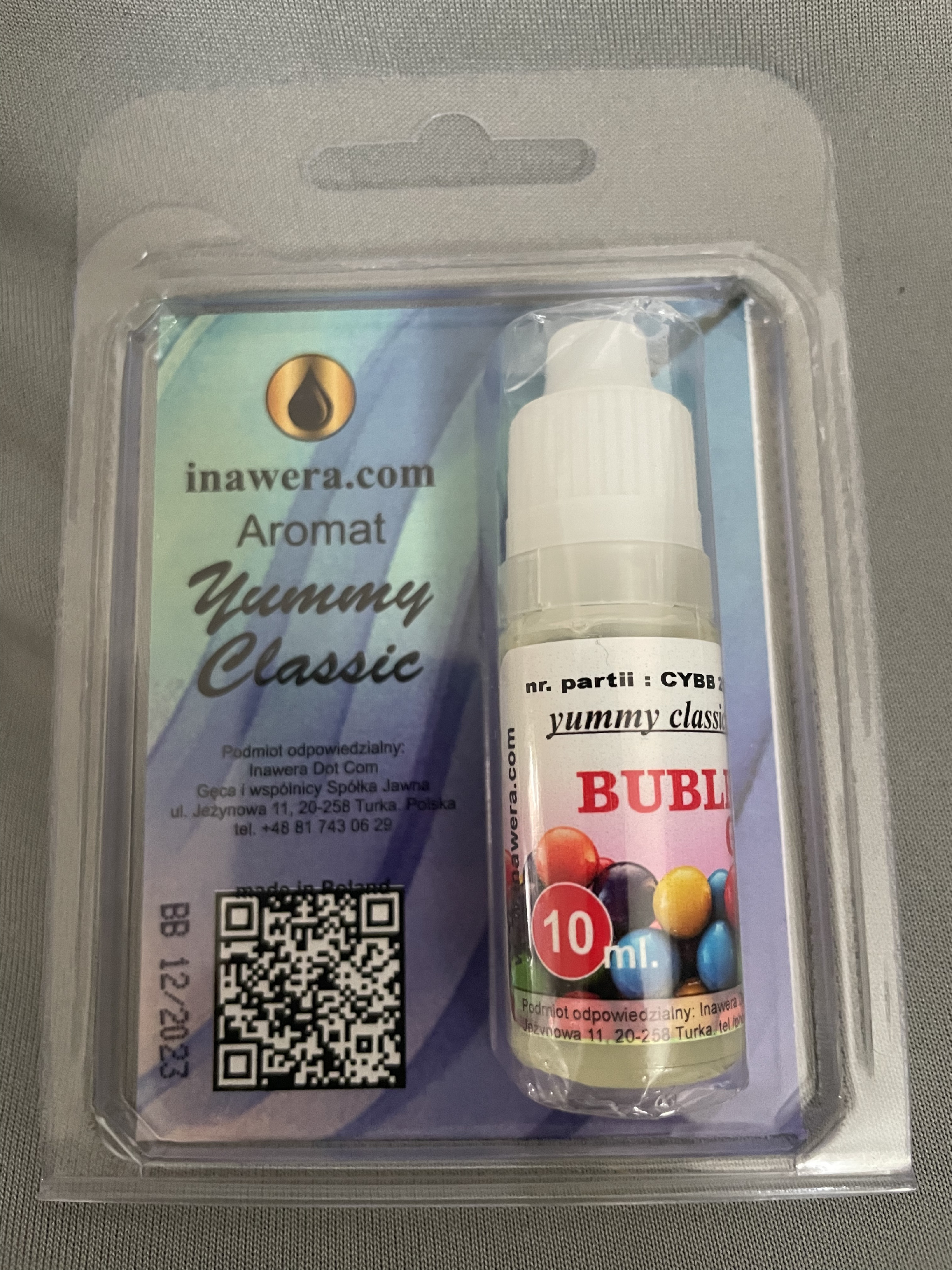 Inawera Bubble Gum 10ml