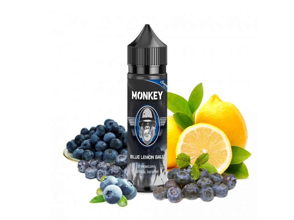 Monkey Shake and Vape Blue Lemon Ball 12ml