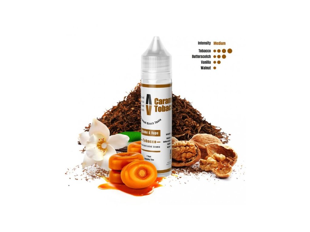 Adams Vape - Shake and Vape - Caramel Tobacco