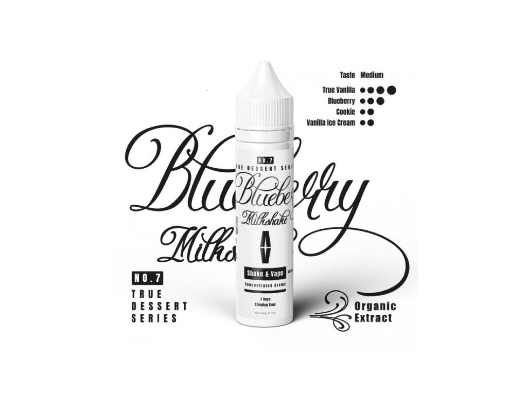 Adams Vape - Shake and Vape - Blueberry Milkshake 12ml