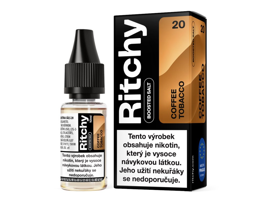 Ritchy - Liqua Ritchy Salt - Coffee tobacco 10ml Nikotin: 20 mg - Kolek R