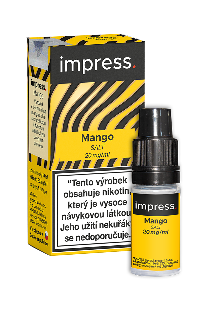 Imperia Nikotinová sůl Emporio Impress - Mango 10ml Nikotin: 20 mg