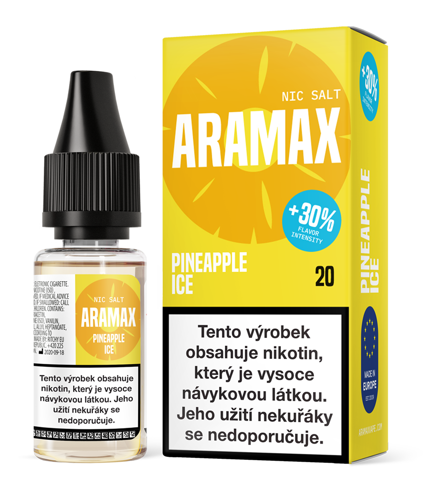 Aramax Salt - Pineapple Ice 10ml Nikotin: 20 mg