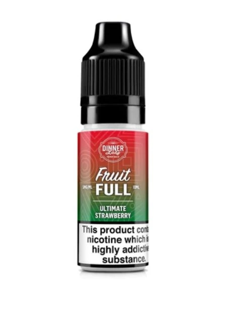 Nikotinová Sůl Dinner Lady Bar Salts Fruit Full Ultimate Strawberry 10ml - 20mg