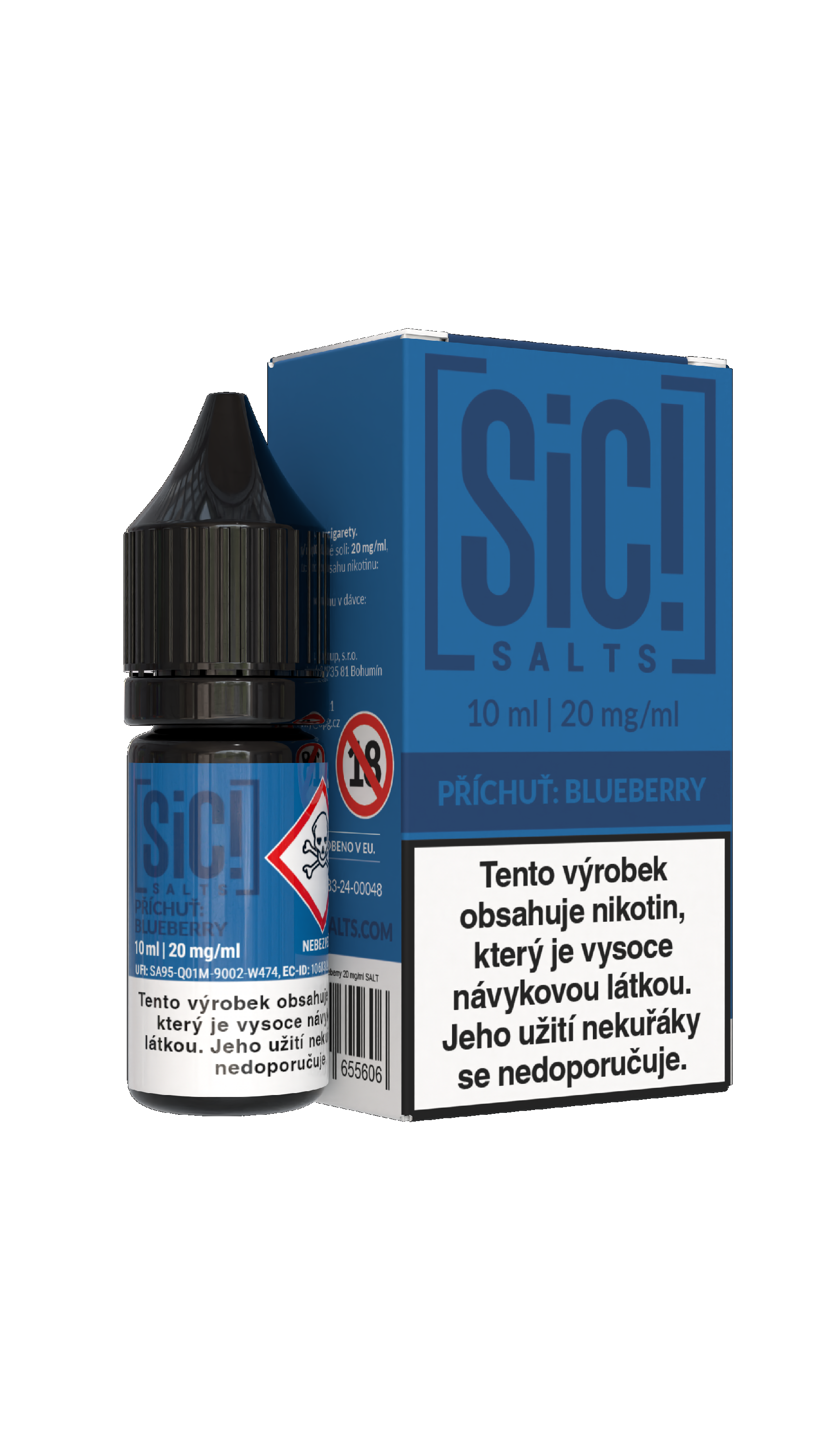 Nikotinová Sůl Sic! Salts - Blueberry 10ml - 16mg
