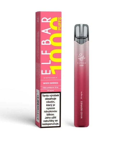 ELF BAR 1000 jednorázová ecigareta Mixed Berries - 20mg