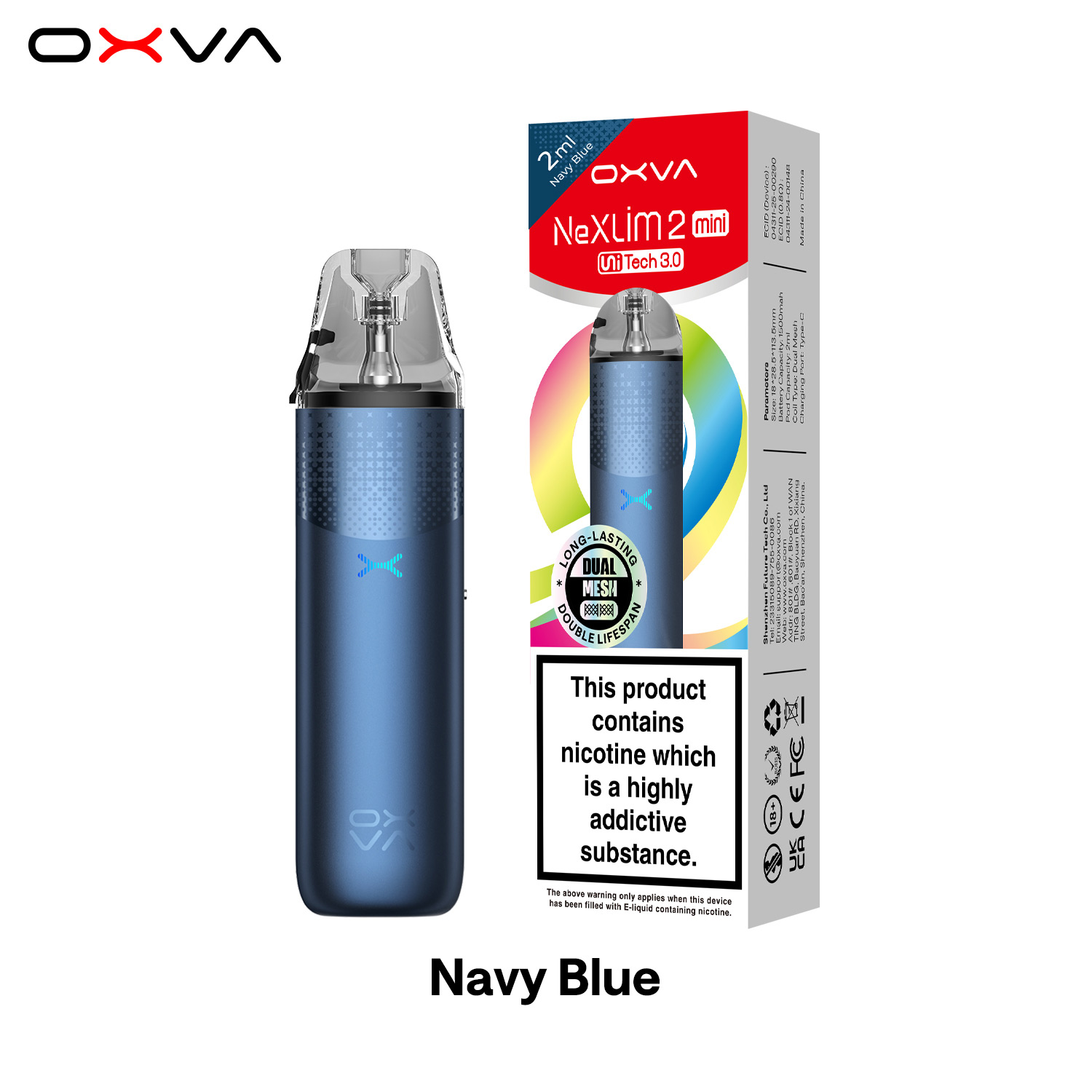 OXVA NeXlim 2 Mini POD 30W 1500mAh Barva: Aurora Blue