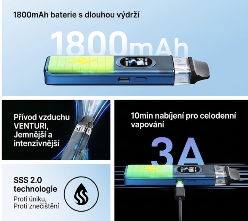 Vaporesso Xros 6 POD Kit 1800 mAh Nikotin: Carbon Fiber Gray