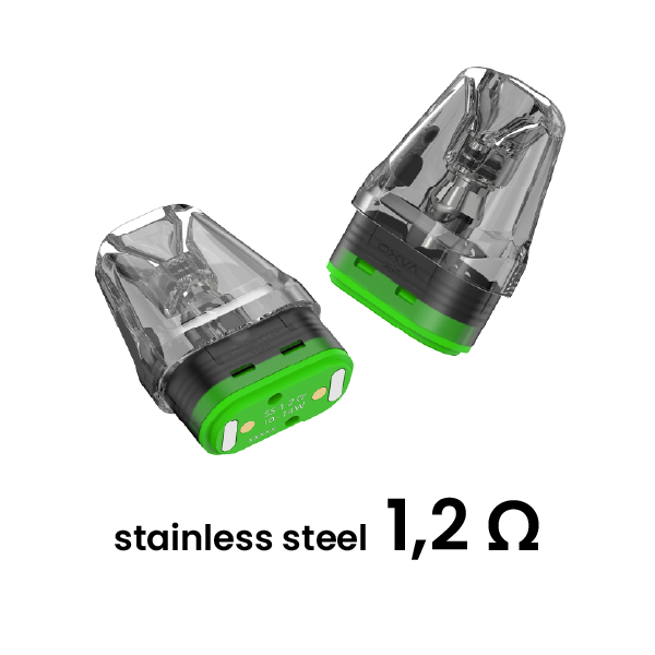 Oxva Xlim Stainless Steel Top Refill cartridge - 1,2 Ω