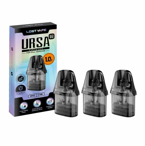 Lost Vape Ursa Nano V3 cartridge - 1,0 ohm (celé balení, 3ks)