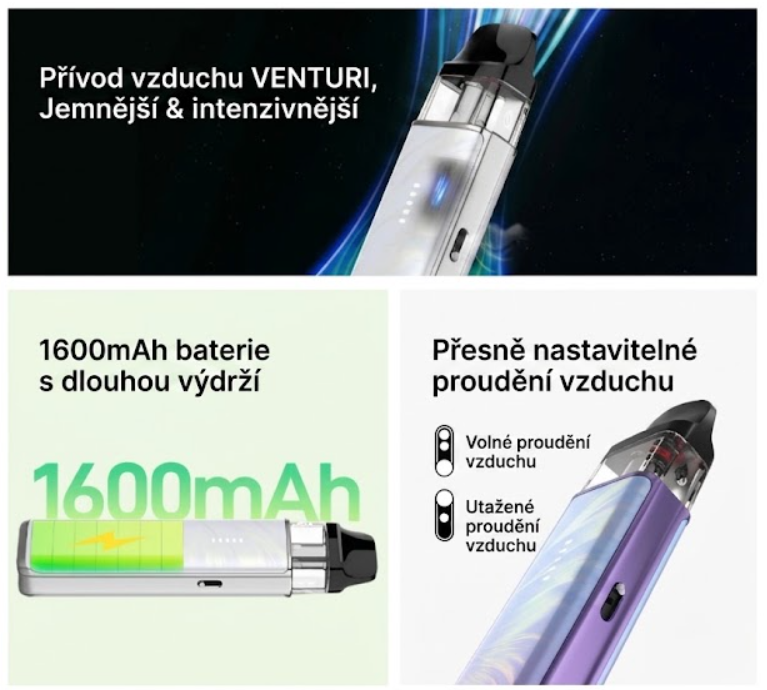 Vaporesso Xros 6 Mini POD Kit 1600 mAh Barva: Plume Blue