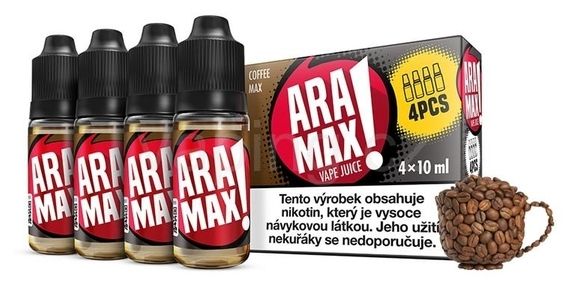 Káva / Coffee - Aramax liquid - 4X10ML Nikotin: 18 mg