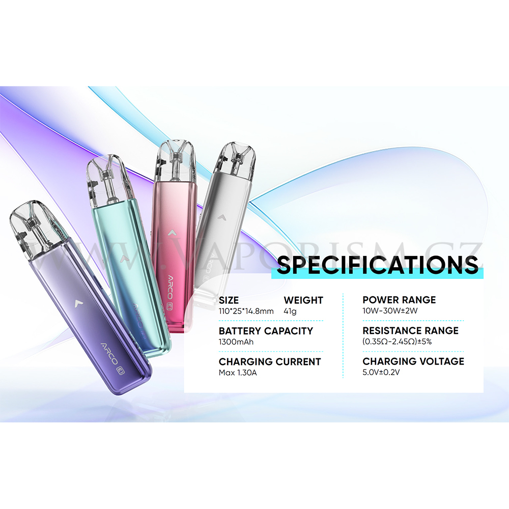 Smok Arco E1 sada 1300mAh Barva: Růžová