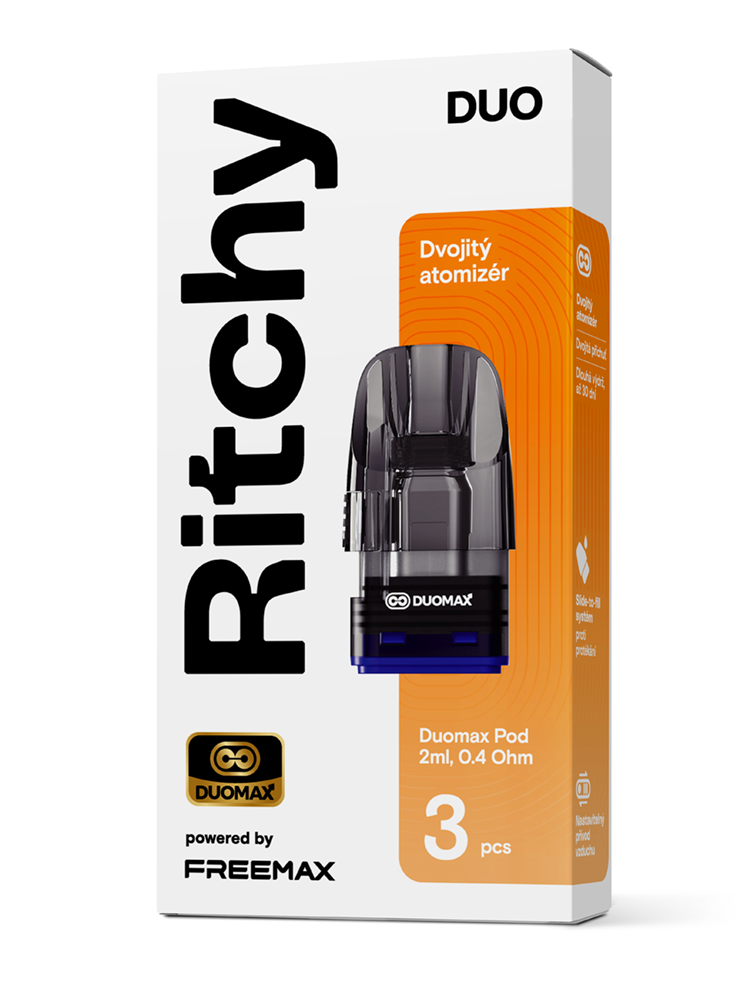 Ritchy - Liqua Ritchy DUO DUOMAX Cartridge 2ml - 0,4 Ω (celé balení, 3ks)