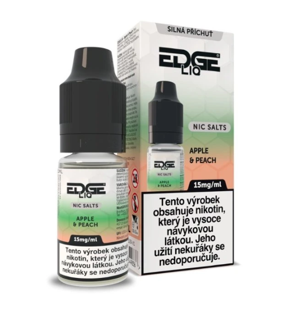 Nikotinová sůl EDGE LIQ Apple Peach 10ml - 15mg